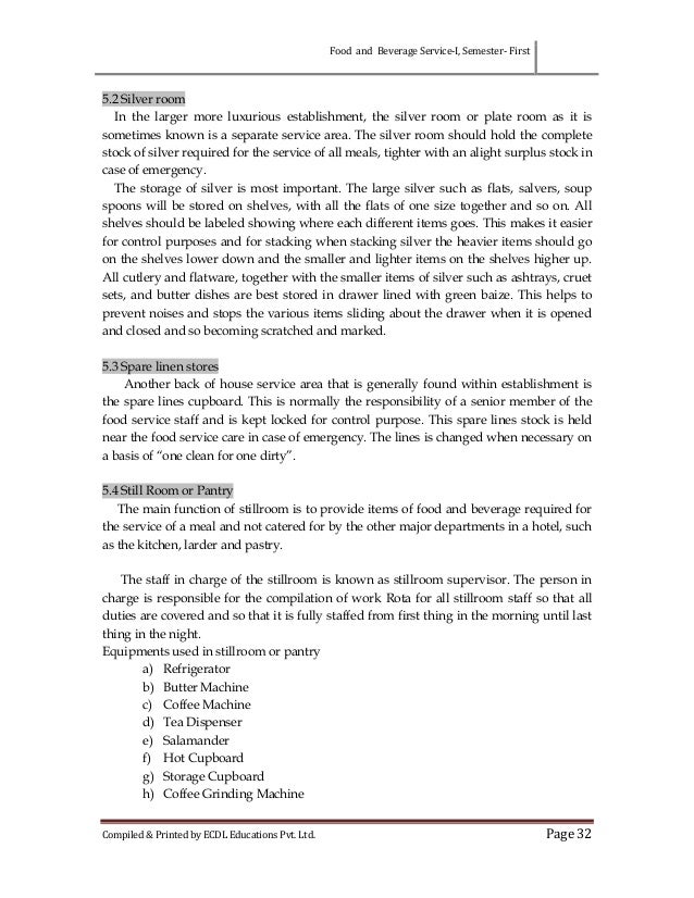essay on beverages project report on food and beverage service
